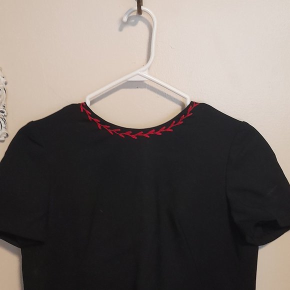 With tags!! Elegant shift dress with side pleats by the genius Alexander McQueen - Picture 6 of 7